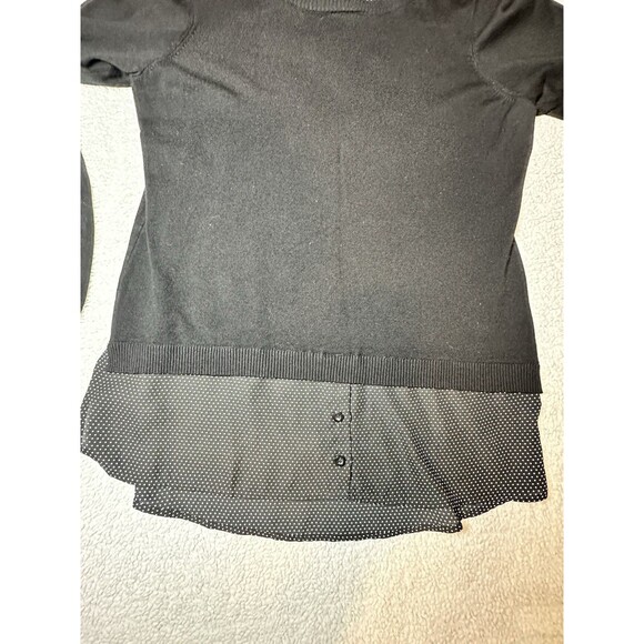 Adrianna Papell Long Sleeve Top, Size M Collared Tunic - Picture 6 of 10